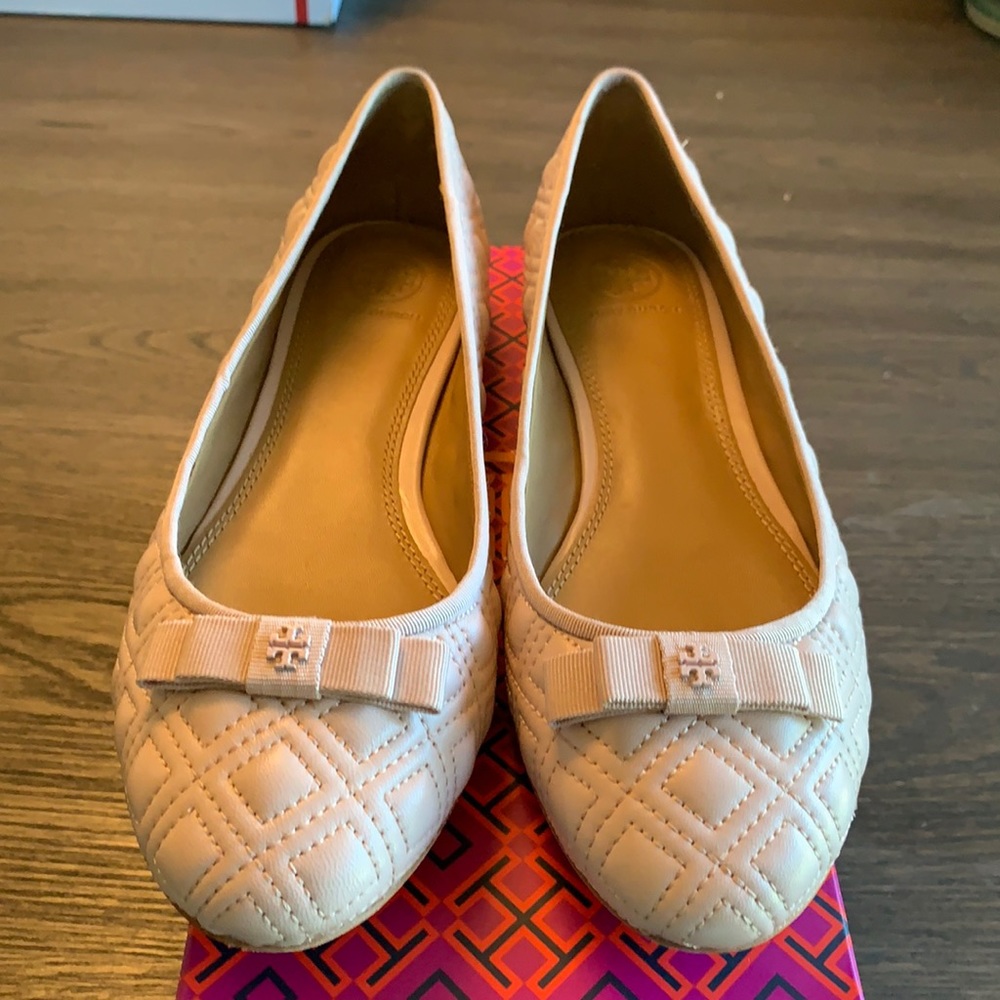 NWT Tory Burch Marion Quilted Ballet Flat